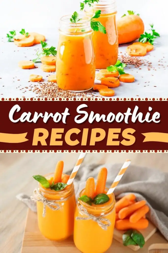 Recetas de batidos de zanahoria
