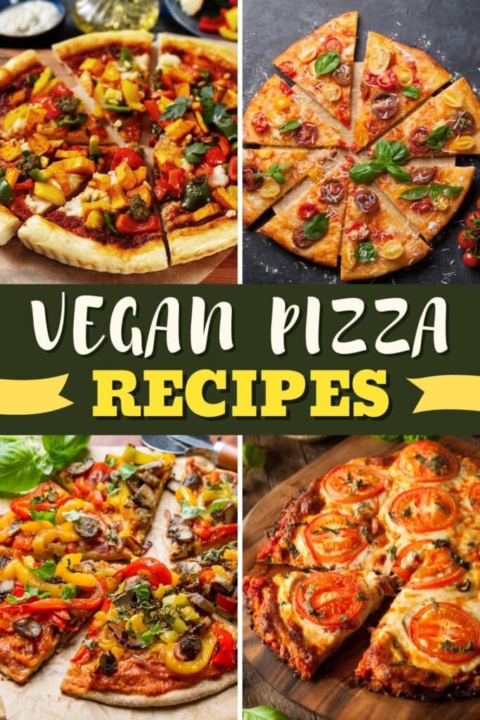 Maphikidwe a pizza a Vegan