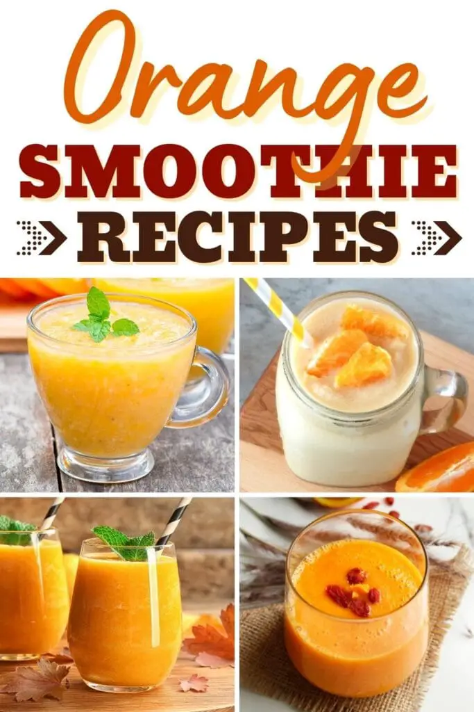 Recipes Orange Smoothie