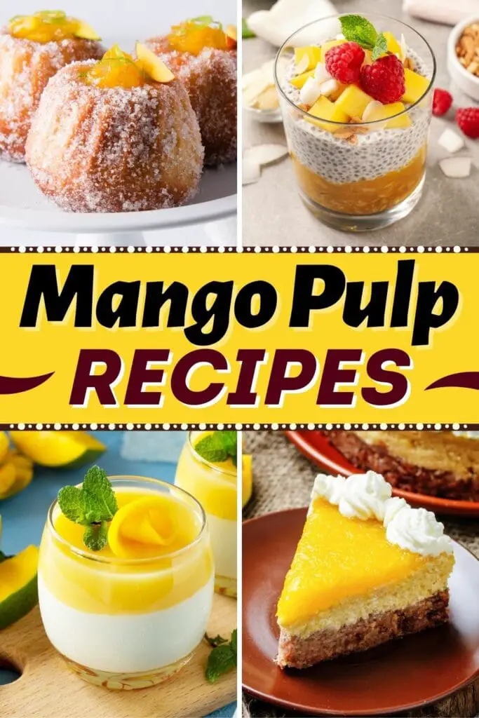 Recetas de pulpa de mango