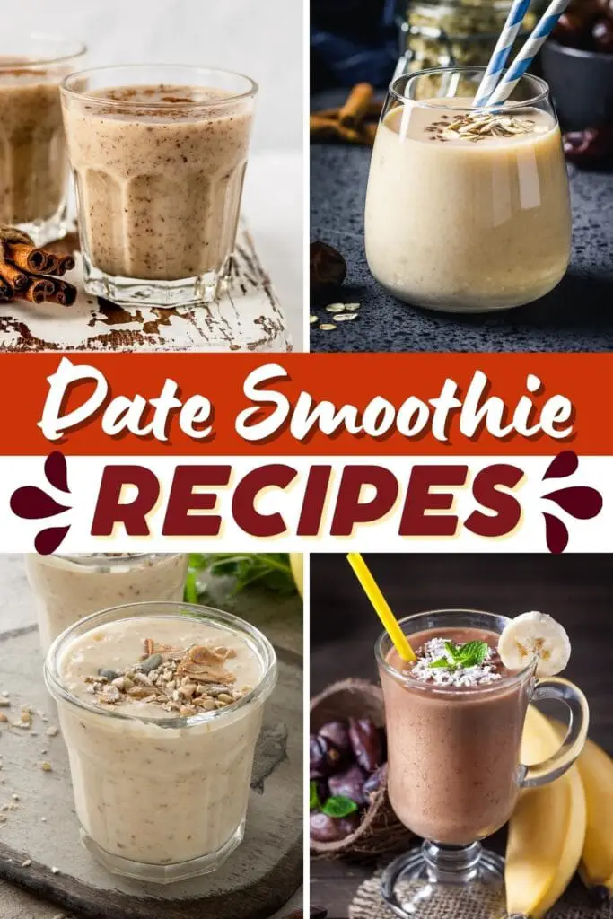 Recetas de batidos de dátiles