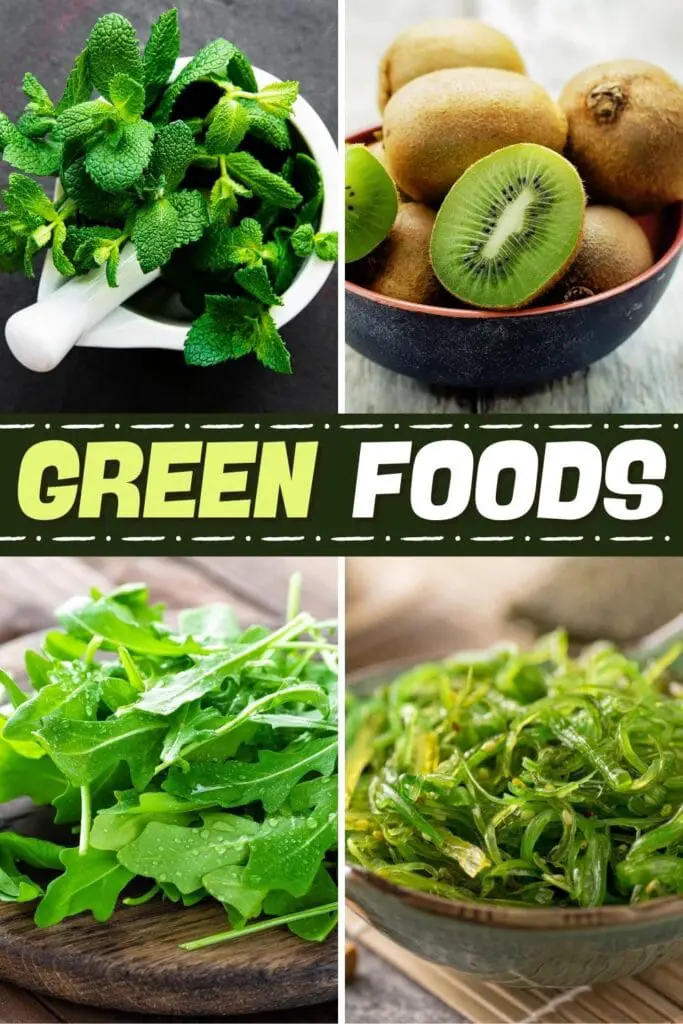 alimentos verdes