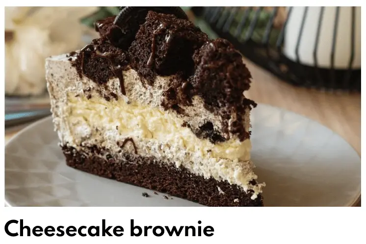 brownies cheesecake