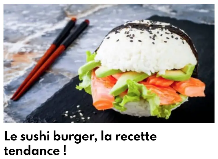 burger sushi