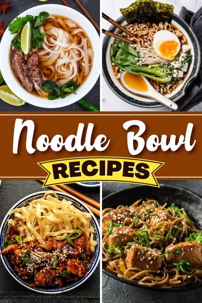 Mga Recipe ng Bowl Noodle