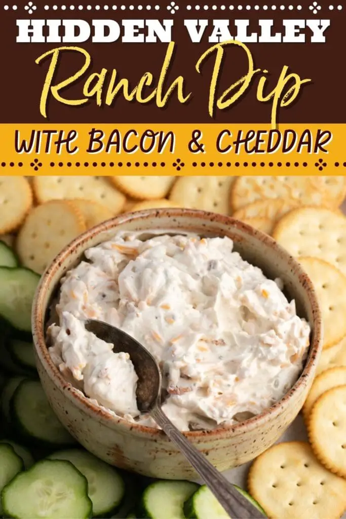 I-Hidden Valley Ranch Dip ne-Bacon kanye ne-Cheddar Cheese
