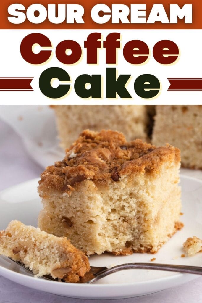 Coffee cake with sour cream