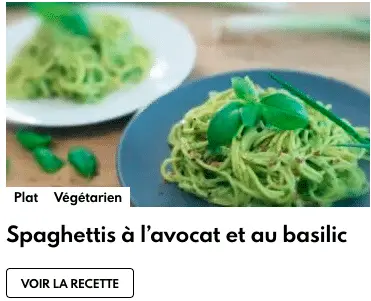 espaguetis con aguacate
