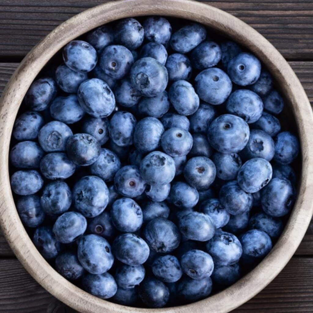 Blueberry Wooden Bowl