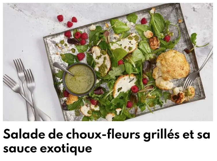 Saladi ya Choux fleur