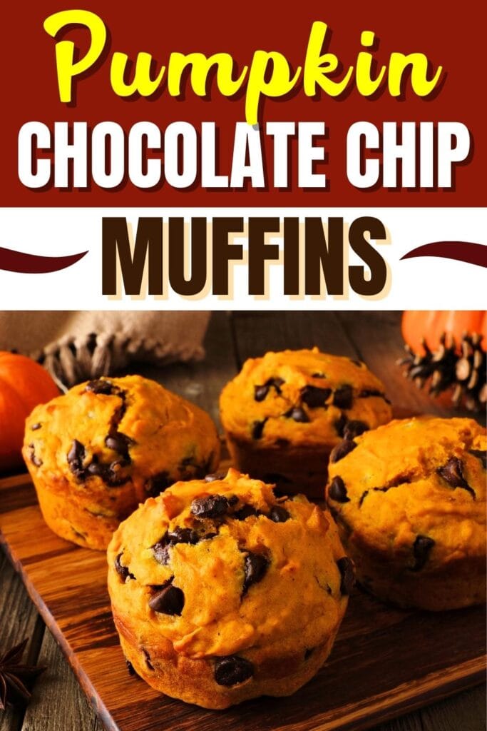 Muffins De Calabaza Con Chispas De Chocolate