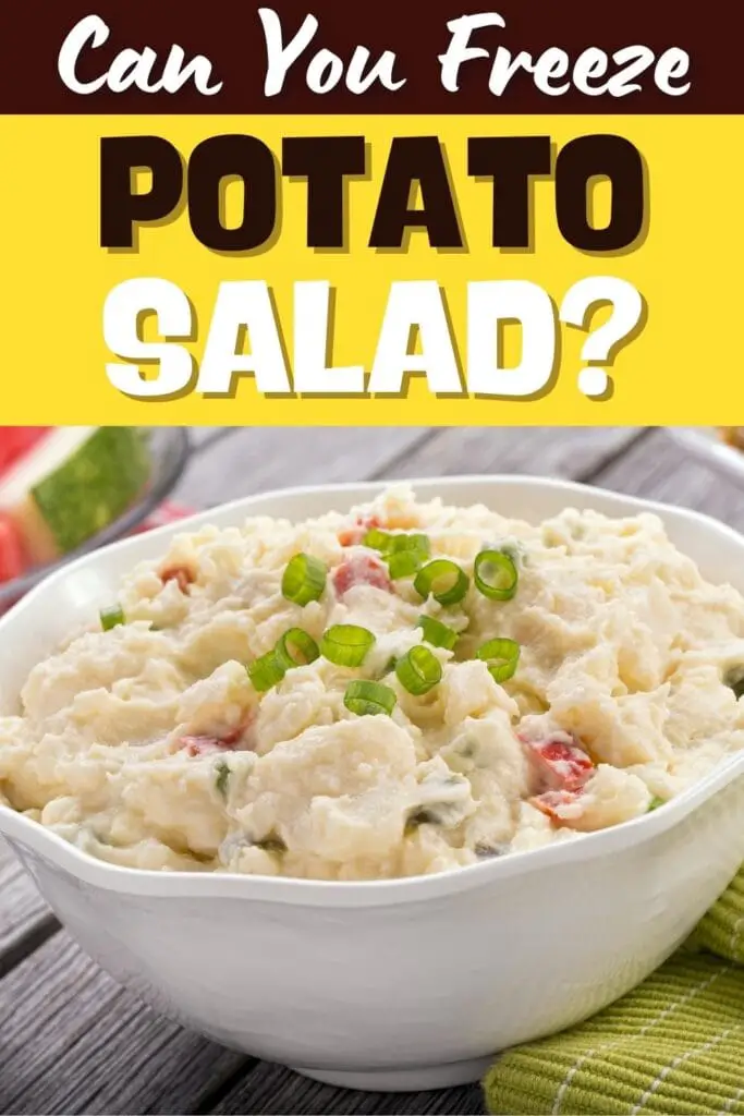 ¿Puedes congelar la ensalada de papa?