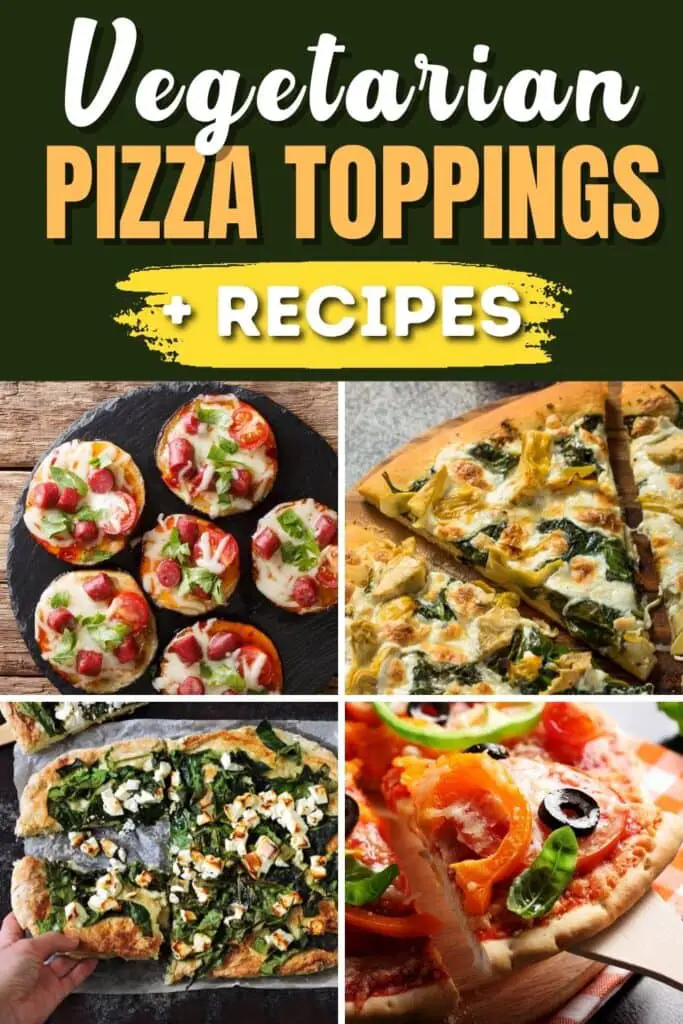 Ingredients vegetarians per a pizza (+ Receptes)