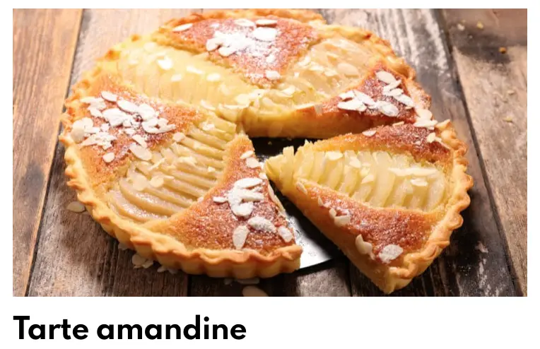 amandínový koláč