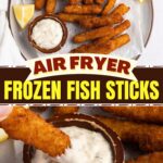 Palitos de pescado congelados para freidora de aire