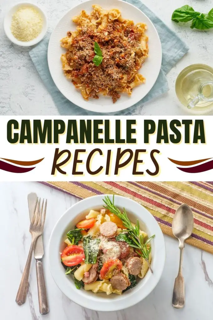 Mga Recipe sa Pasta sa Campanelle