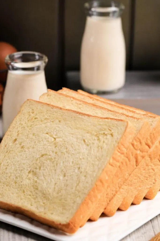 White Sandwich Bread Slices