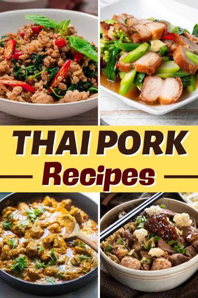 Recetas de cerdo tailandés