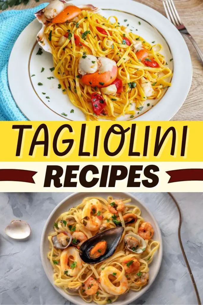 Tagliolini receptes