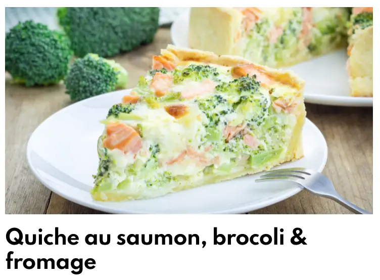 Saumon Broccoli Quiche