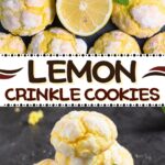 Galletas arrugadas de limón