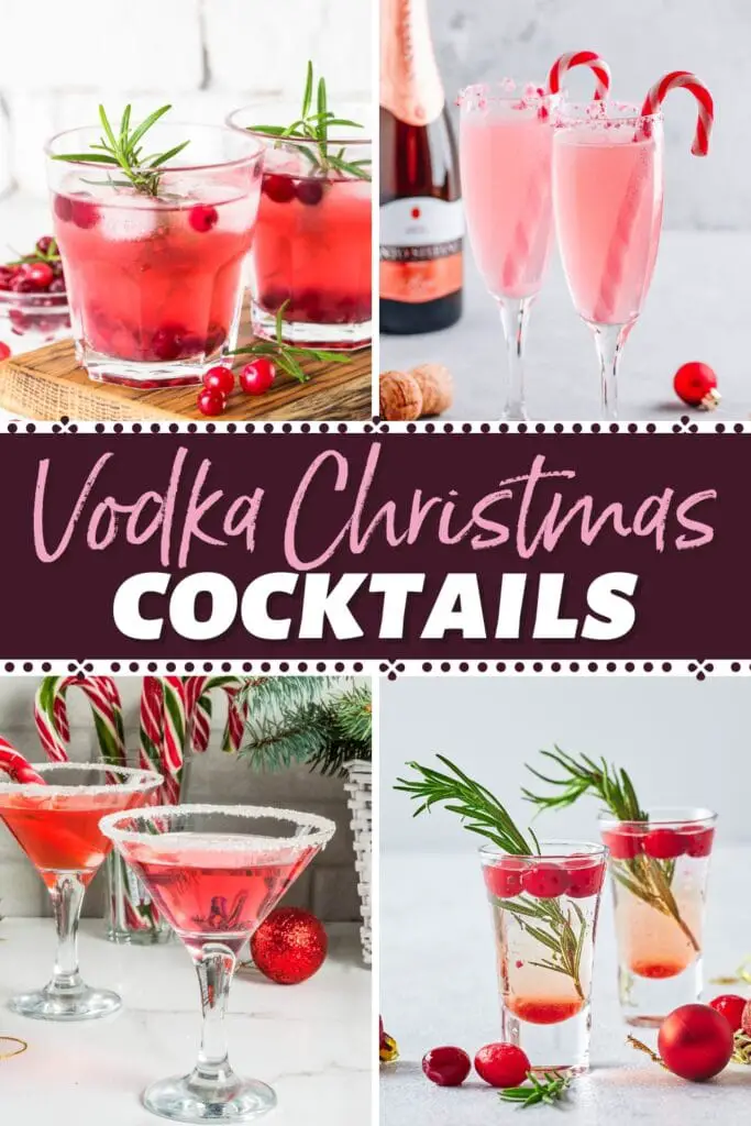 Cócteles navideños con vodka