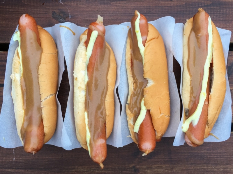 Pylsur Agutan Hot Dog Sandwiches