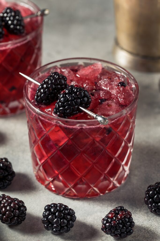 Boozy Refreshing Blackberry Cocktail