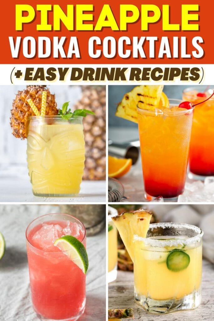 Cócteles de vodka de piña (+ Recetas de bebidas fáciles)