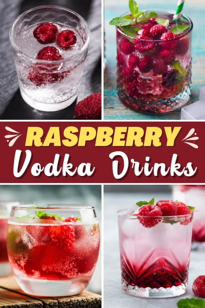 raspberry vodka dej qab zib