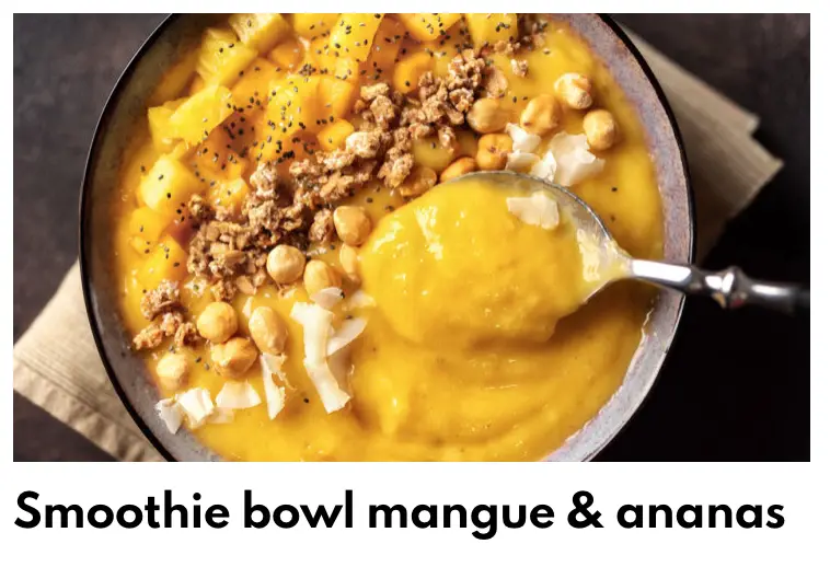Pineapple Mango Smoothie Bowl