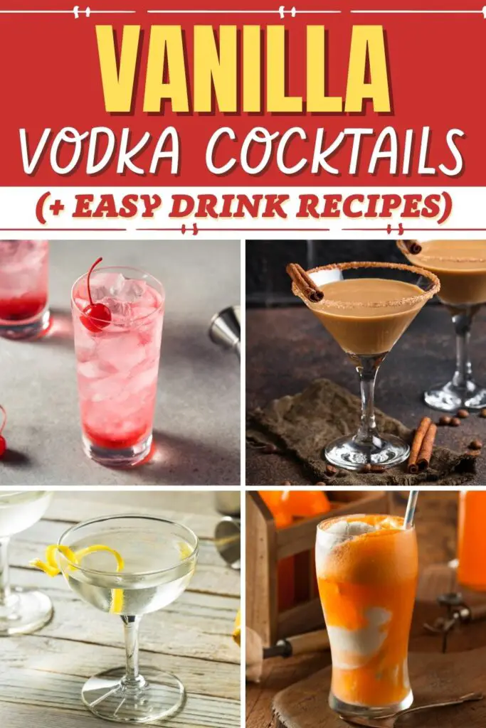 Cócteles de Vodka y Vainilla (+ Recetas de Bebidas Fáciles)