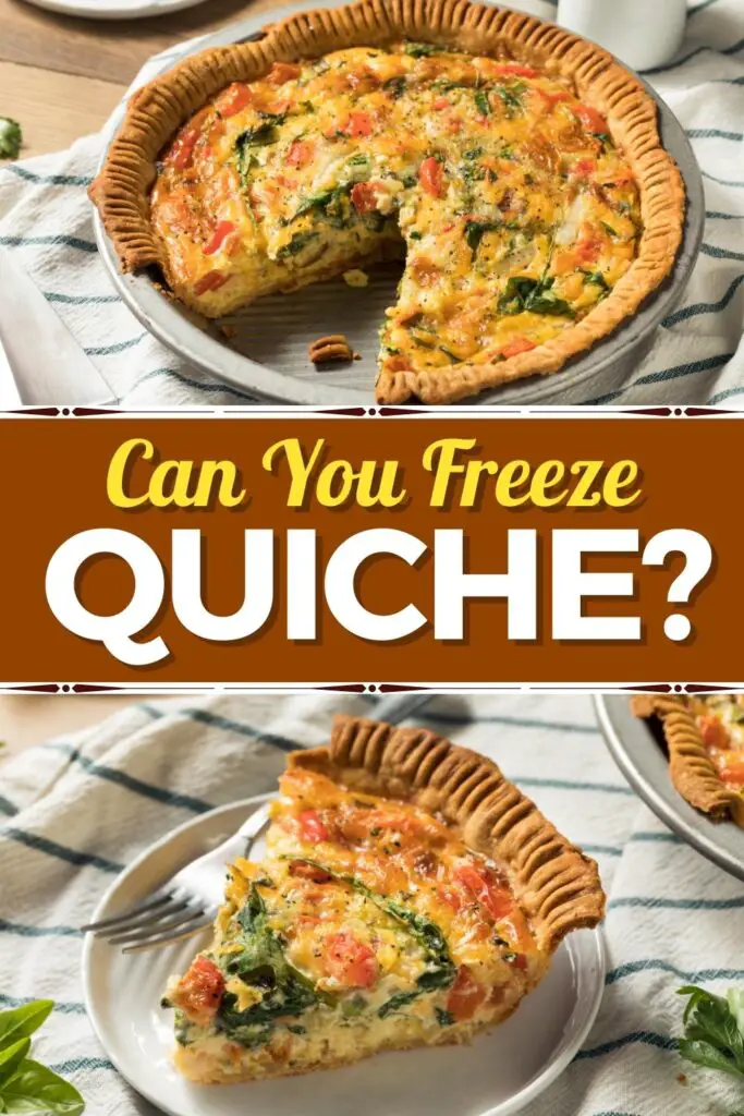 क्या आप Quiche को फ्रीज कर सकते हैं?