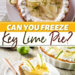 ¿Puedes congelar Key Lime Pie?