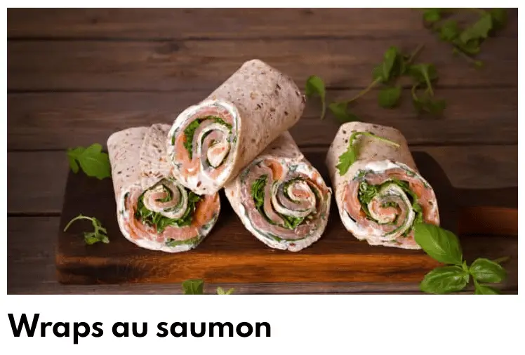 wrap au saumon
