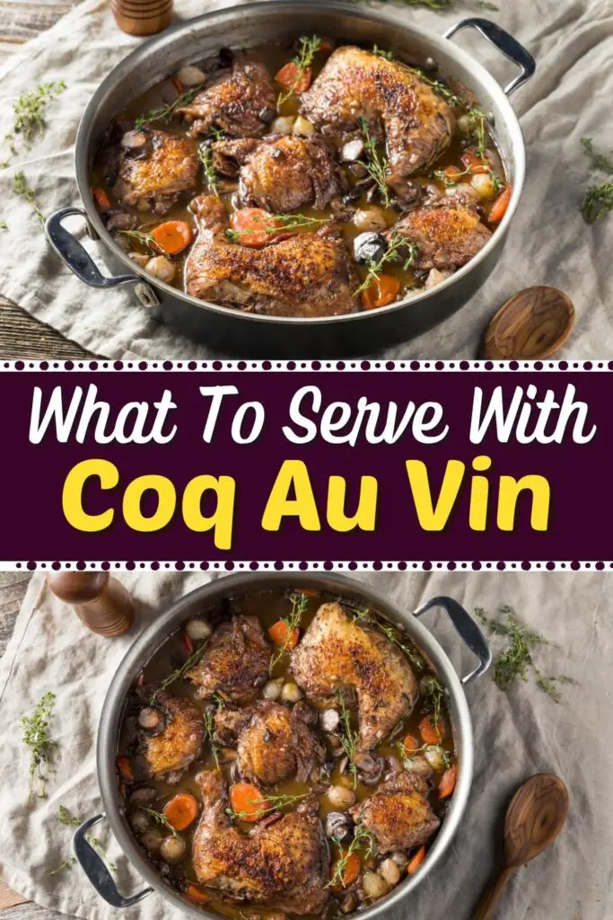 coq au vin နဲ့ ဘာစားရမလဲ