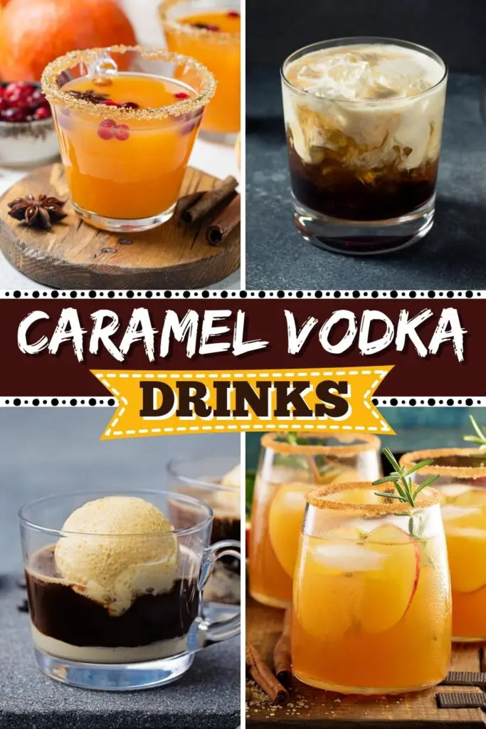 karamel vodka drinks