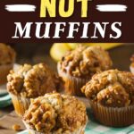 muffins de nuez y platano