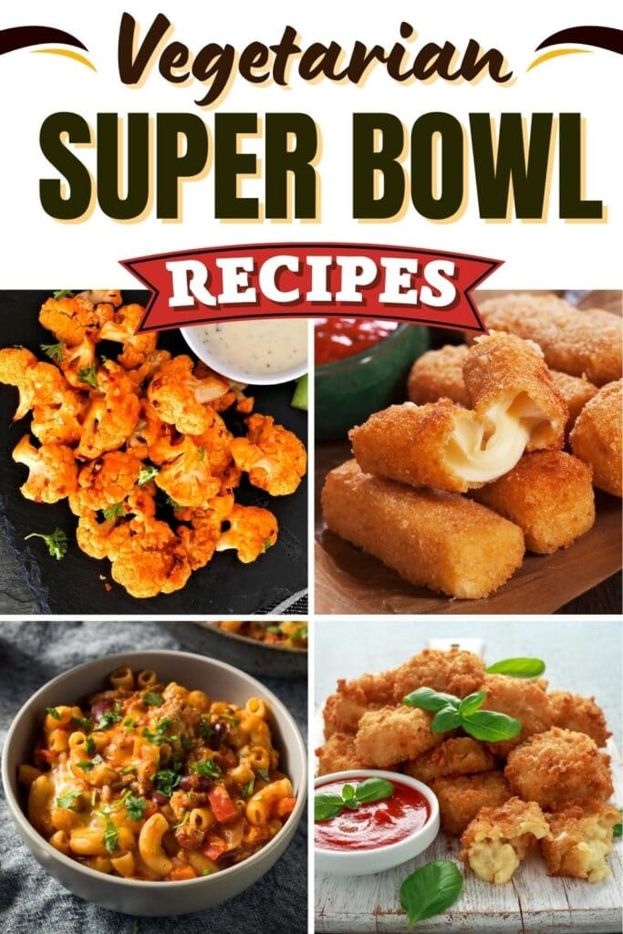 Recetas vegetarianas del Super Bowl