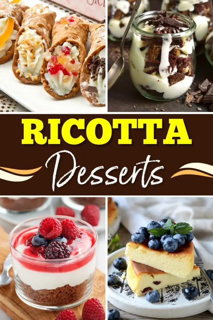 Desserts za Ricotta