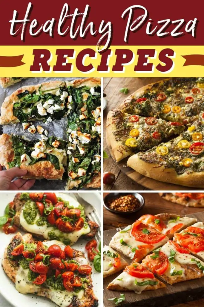 Recetas saludables de pizza