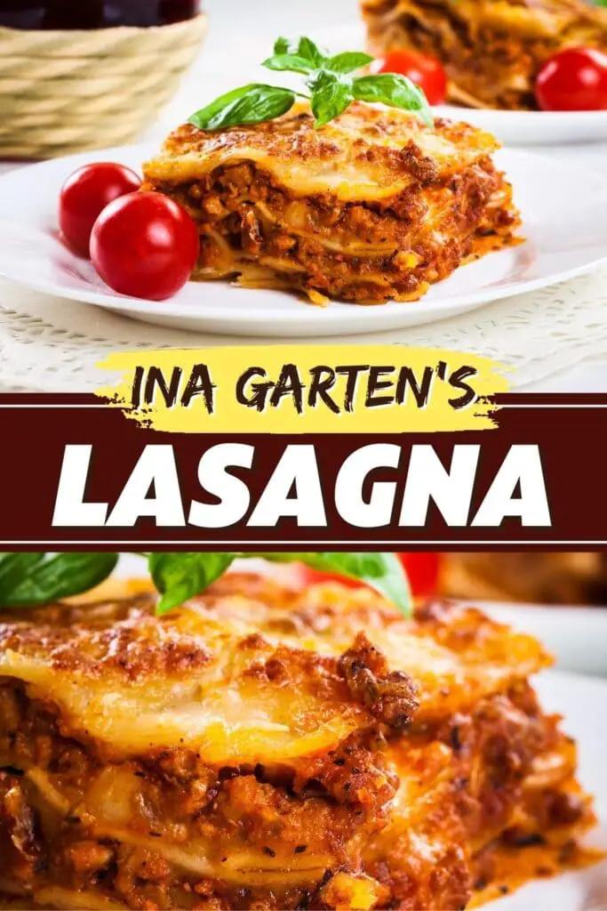 Ina Garten Lasagna