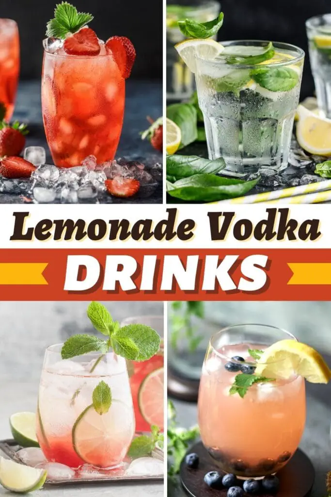 Bebidas de vodka de limonada