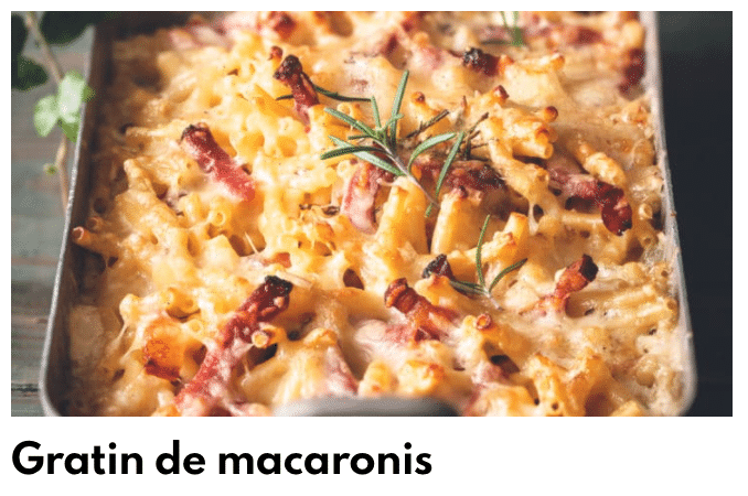 macaroni ama gratin