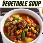 Sopa De Verduras De Carne Molida