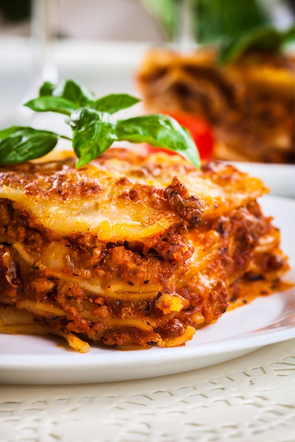 कॉटेज चीज lasagna