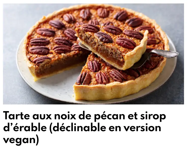 Tarta de pecan noix