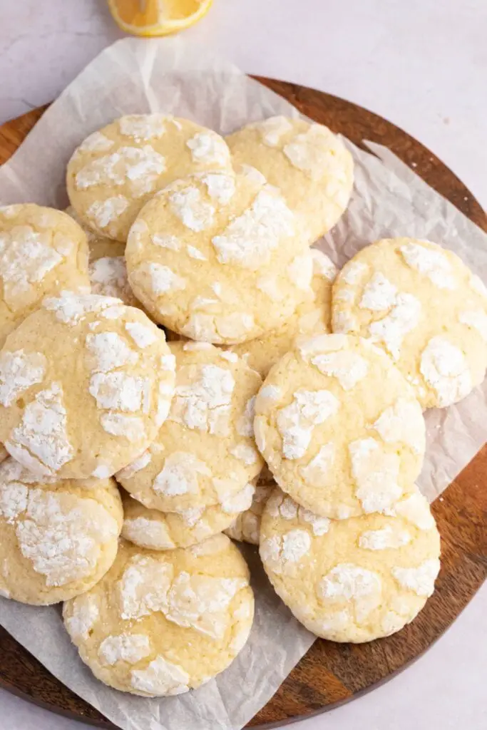 Domácí sladké citronové sušenky