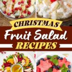 Recetas de ensalada de frutas navideñas