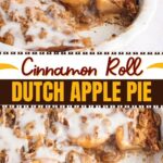 Dutch Apple Pie nga adunay Cinnamon Roll